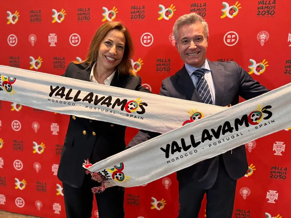 La alcaldesa de Zaragoza,  Natalia Chueca, tras el acto oficial del nombramiento.