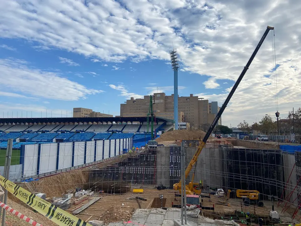 Obras Nueva Romareda. H.A