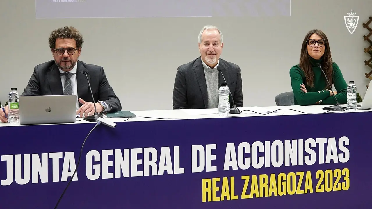 Jorge Mas en la &uacute;ltima junta / REAL ZARAGOZA