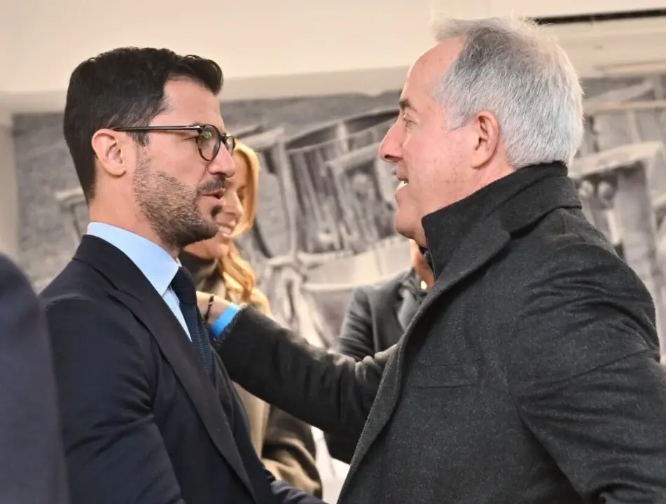 Jorge Mas con Fernando L&oacute;pez / REAL ZARAGOZA