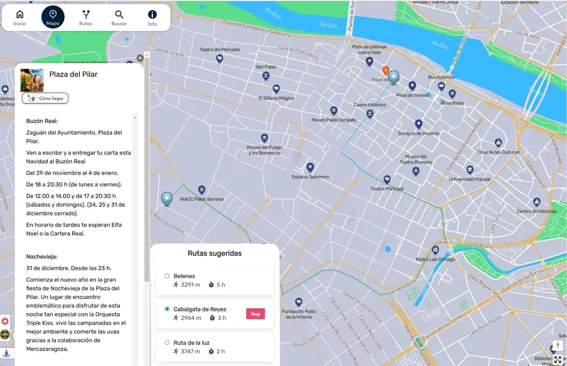 La Navidad de Zaragoza estrena un mapa interactivo / A.Z.