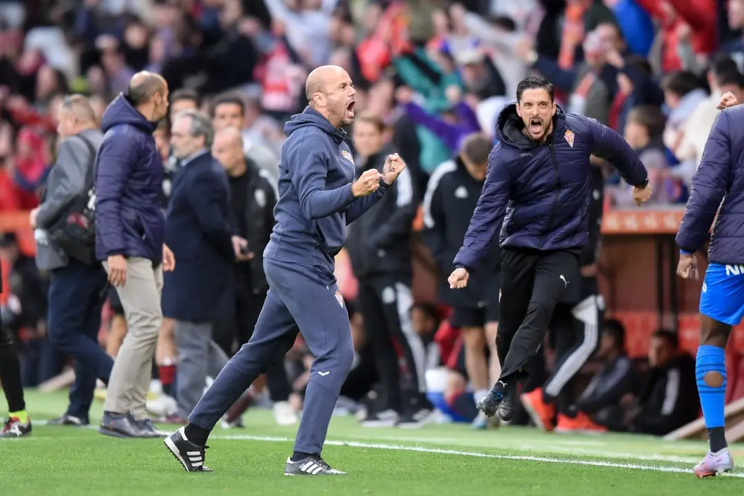Miguel &Aacute;ngel Ram&iacute;rez con el Sporting / REAL SPORTING DE GIJ&Oacute;N