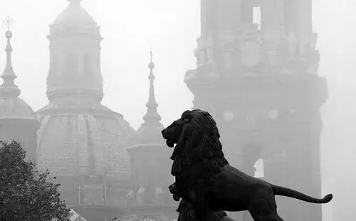 Niebla en Zaragoza