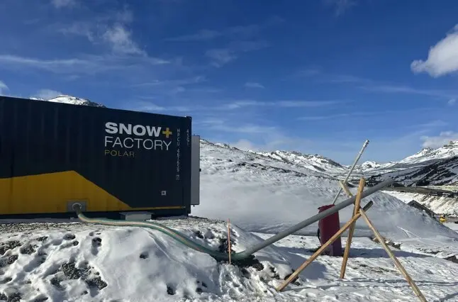 Sistema SnowFactory en Formigal. Aram&oacute;n.