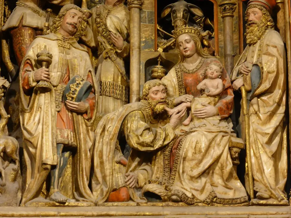 La Adoración de los Reyes Magos, en el retablo mayor de la Seo de San Salvador de Zaragoza / HOY ARAG&Oacute;N