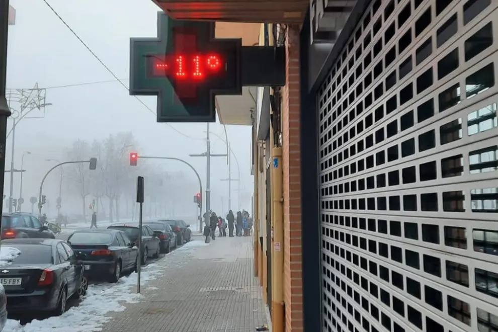 Este lugar de Arag&oacute;n ha registrado la temperatura m&aacute;s baja del pa&iacute;s hoy: -11 grados