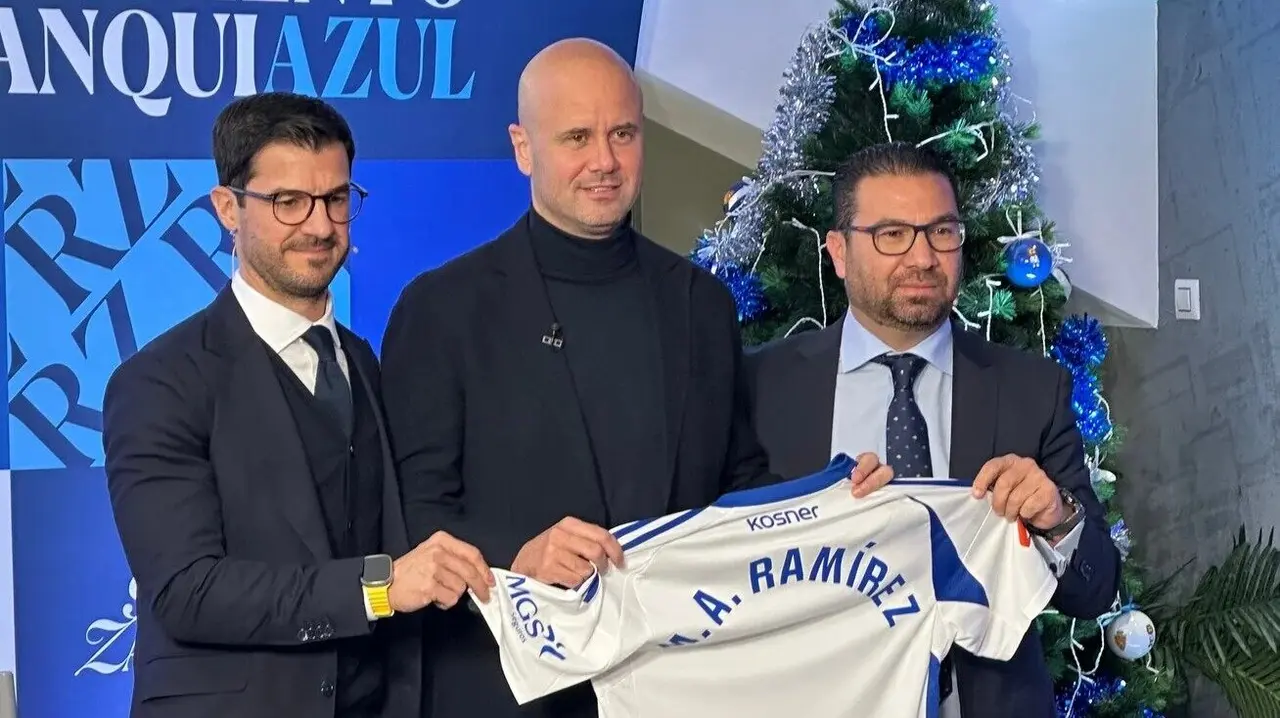 Miguel &Aacute;ngel Ram&iacute;rez con Cordero y Fernando L&oacute;pez / HOY ARAG&Oacute;N