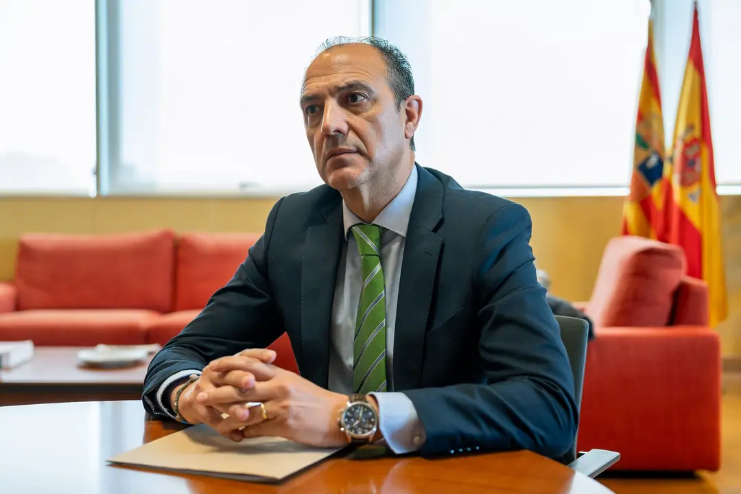 El consejero de Sanidad, Jos&eacute; Luis Bancalero, durante una entrevista con HOY ARAG&Oacute;N / &Aacute;lvaro Calvo para HOY ARAG&Oacute;N