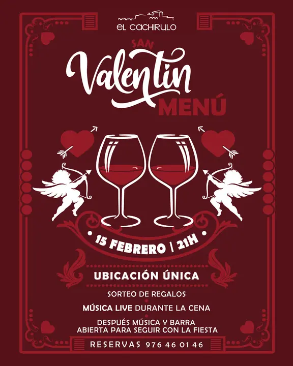 Celebra San Valent&iacute;n en El Cachirulo