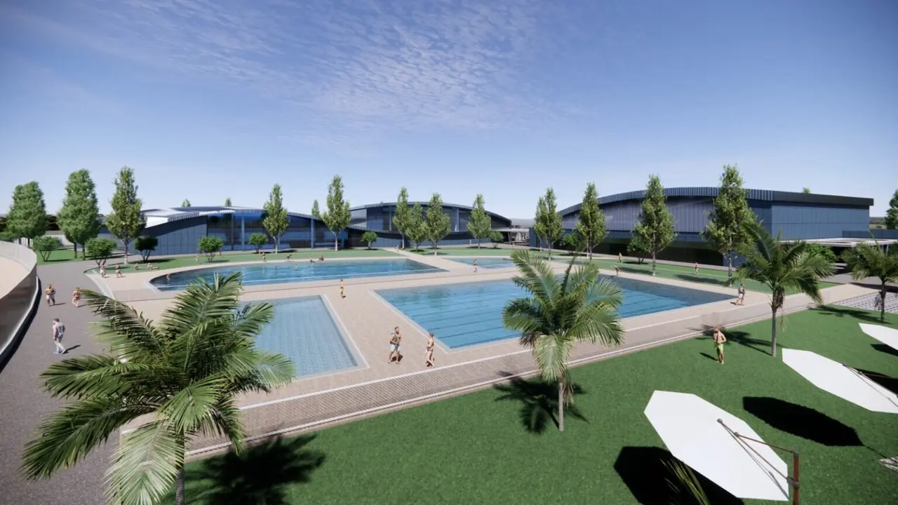 Proyecto de las piscinas del Distrito Sur