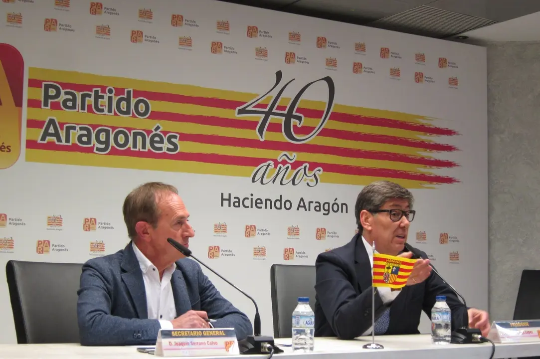 Joaqu&iacute;n Serrano y Arturo Aliaga. Imagen de archivo