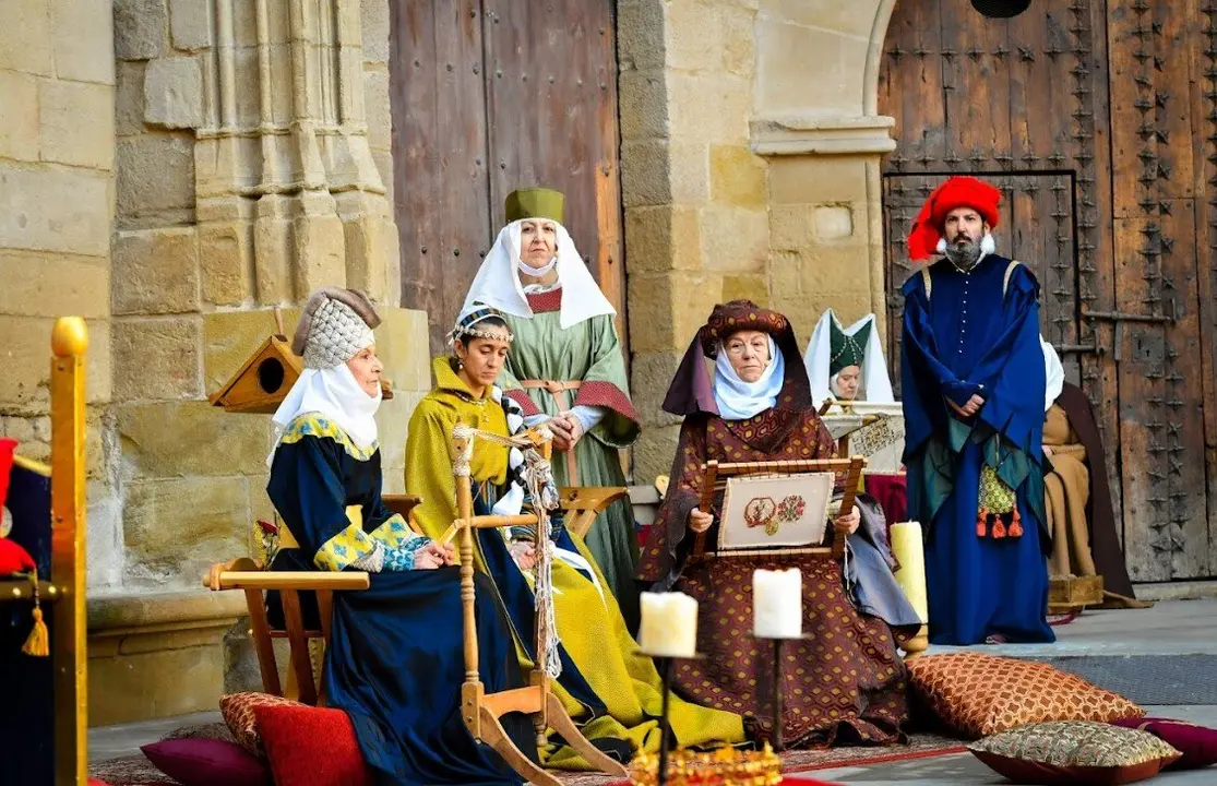 Escena de una de la recreaciones hist&oacute;ricas de la Concordia de Alca&ntilde;iz. / AYTO. ALCA&Ntilde;IZ