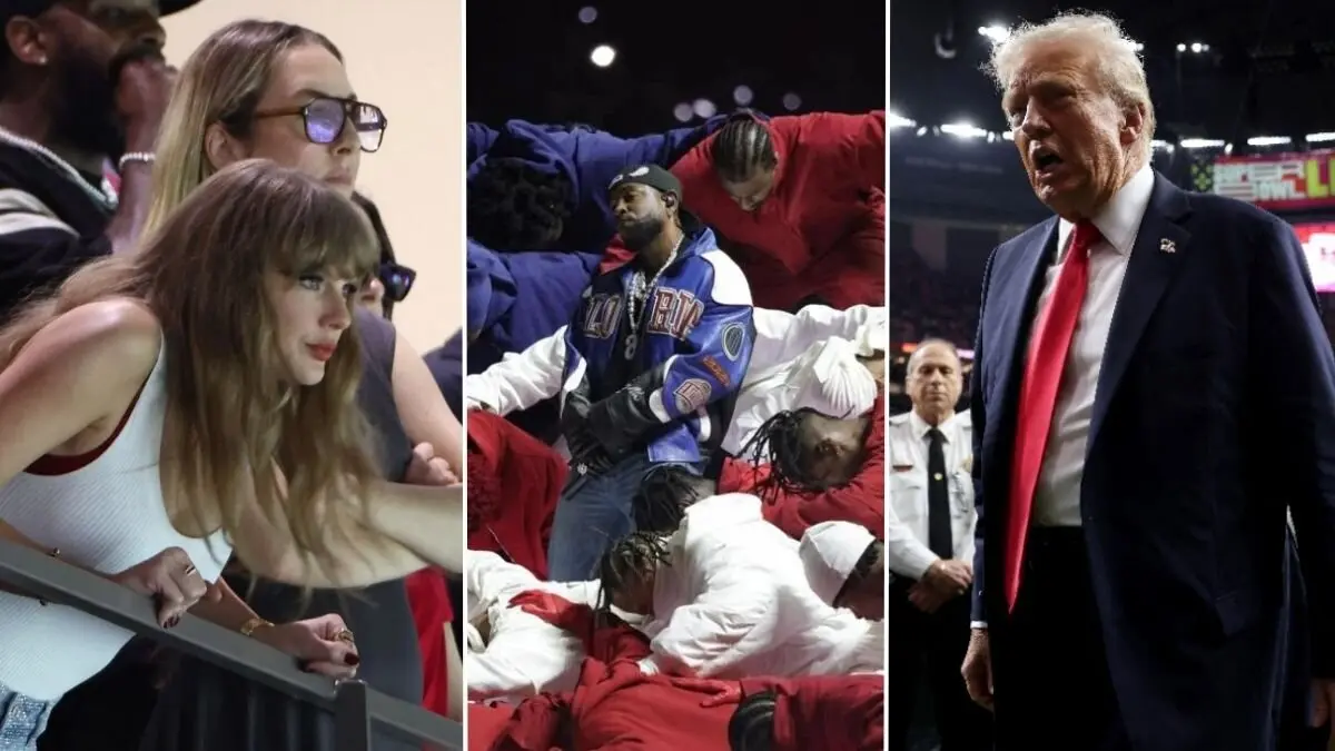 Trump es el primer presidente en asistir a una Super Bowl cargada de pol&eacute;mica para Taylor Swift y Kendrick Lamar