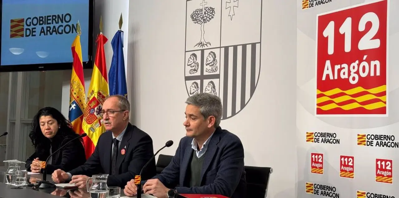 Presentaci&oacute;n de la Memoria del 112 Arag&oacute;n de 2024 y la presentaci&oacute;n de las actividades que este domingo se van a celebrar en Calatayud / GOBIERNO DE ARAG&Oacute;N