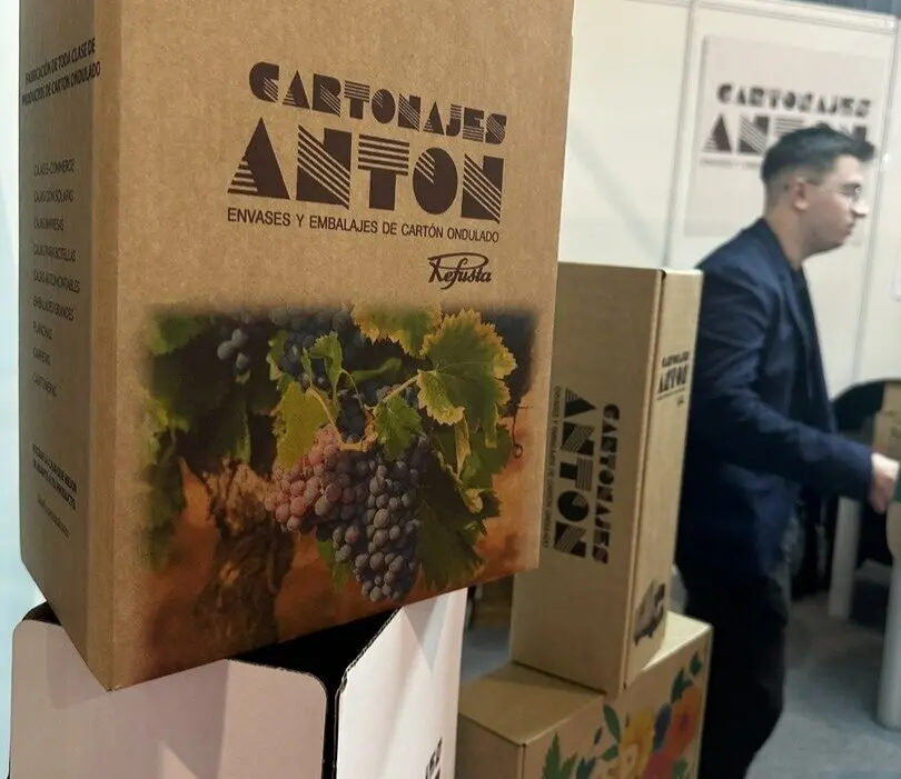 Cartonajes Ant&oacute;n en la Feria ENOMAQ