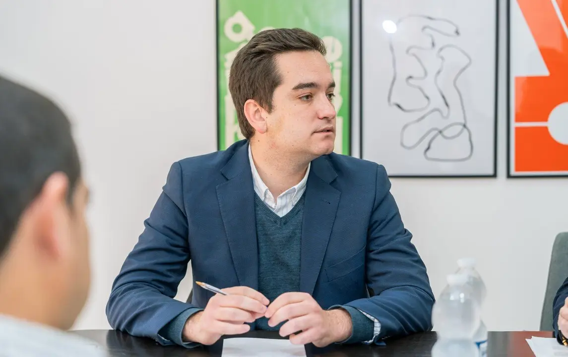 Pablo Blanquet, alcalde de Pina de Ebro. / &Aacute;LVARO CALVO