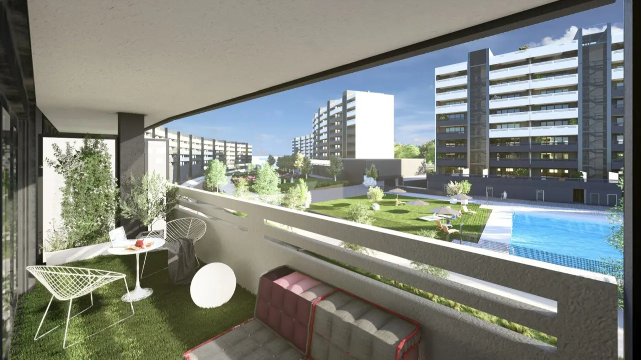 Las terrazas, aut&eacute;nticas protagonistas en Residencial NEOCITY / Grupo Lobe