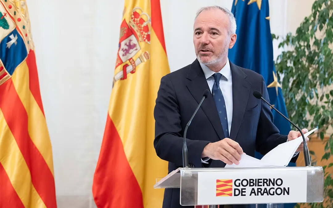 Jorge  Azc&oacute;n, presidente del Gobierno de Arag&oacute;n ./ DGA