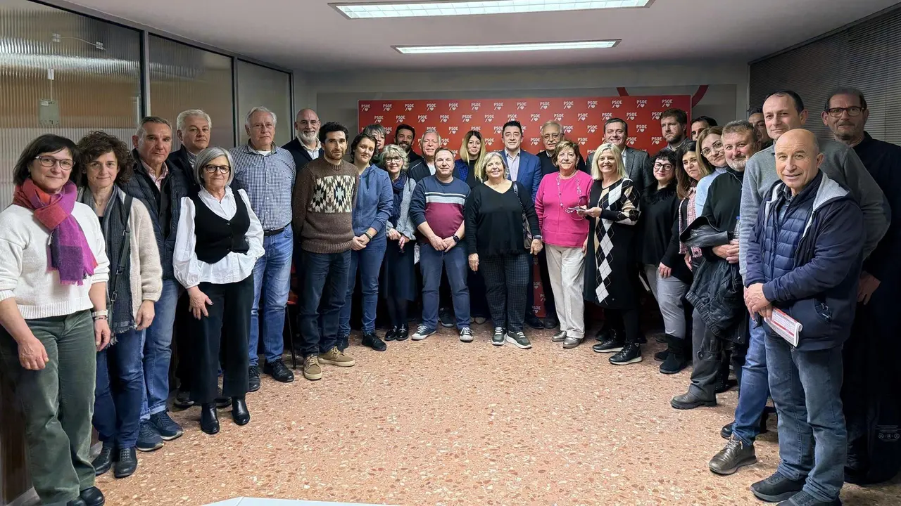 Reuni&oacute;n reciente celebrada en la sede del PSOE Alto Arag&oacute;n / PSOE ALTO ARAG&Oacute;N