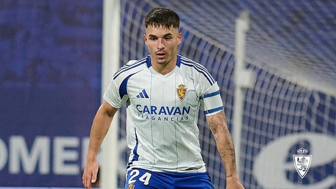 Lluis L&oacute;pez con el Real Zaragoza / REAL ZARAGOZA