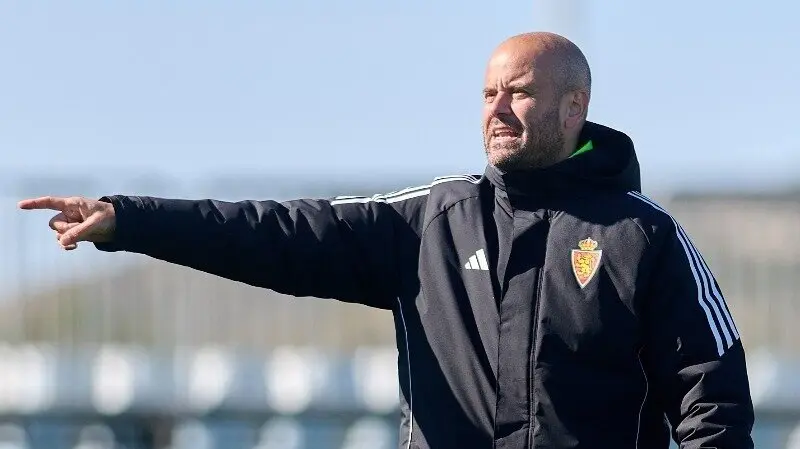 Ram&iacute;rez durante un entrenamiento / Real Zaragoza