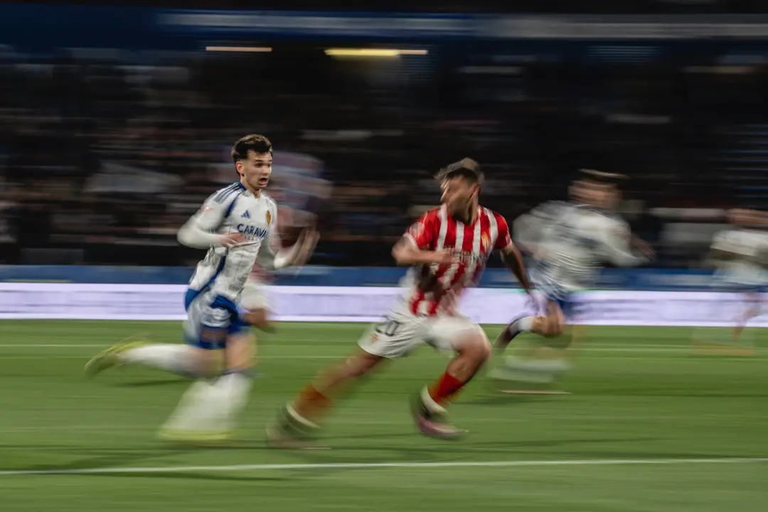 REAL ZARAGOZA-SPORTING. / MARCOS CEBRI&Aacute;N