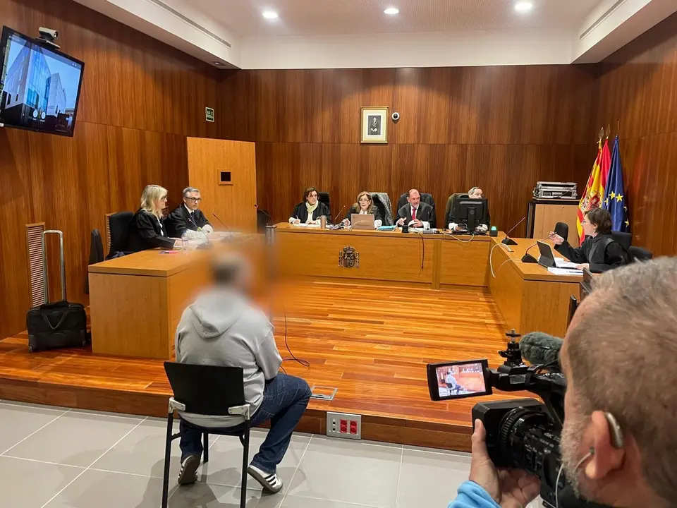 Imagen del acusado durante la celebraci&oacute;n del juicio/H.A.