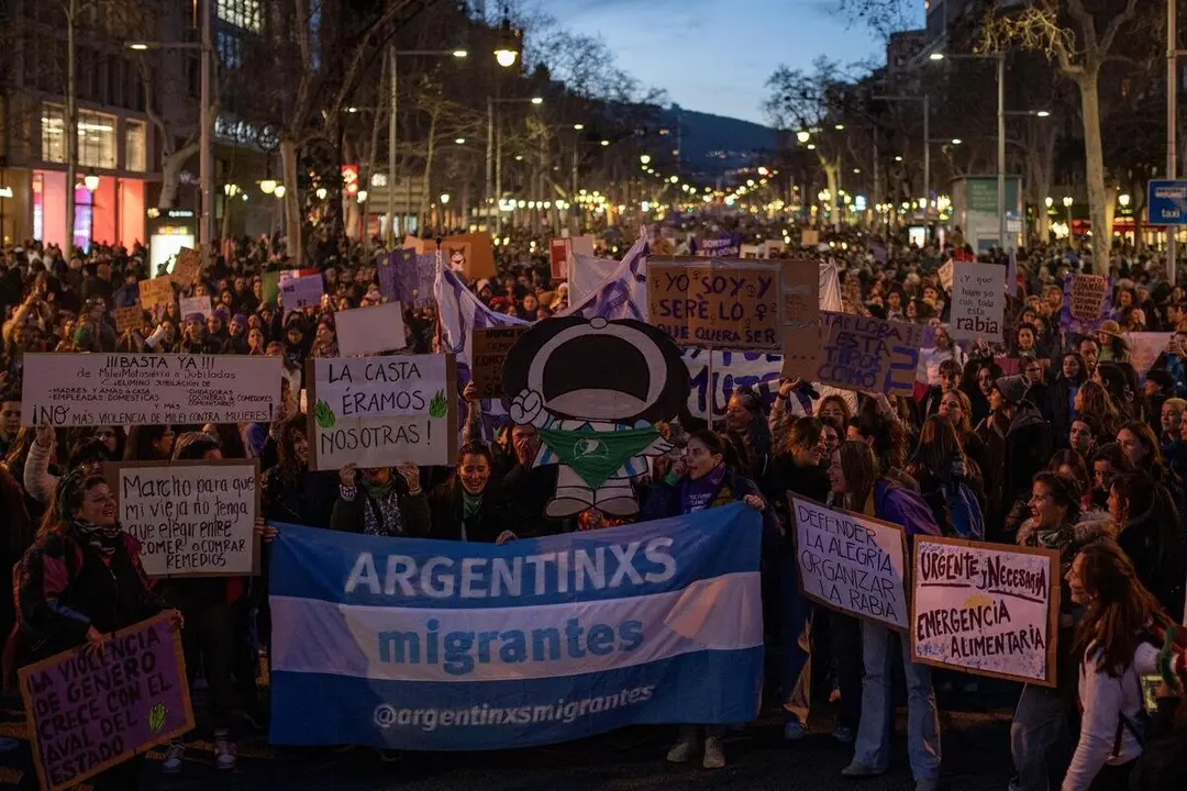 El 8M se divide en Zaragoza y otras ciudades de Espa&ntilde;a: 40 manifestaciones en todo el pa&iacute;s