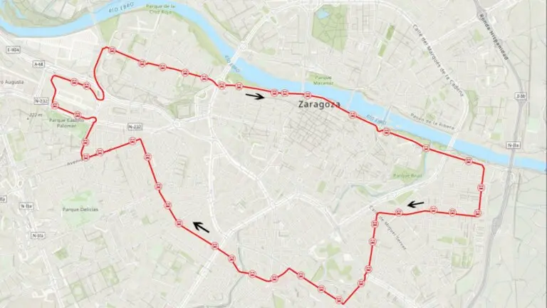 Recorrido de la l&iacute;nea Ci3