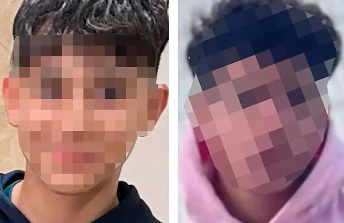 Imagen de dos de los menores detenidos en Badajoz tras el asesinato de la educadora social /Redes Sociales