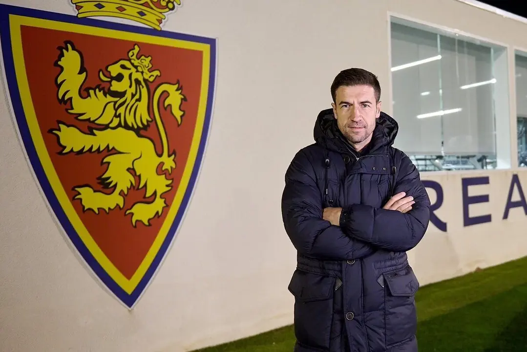 Gabi en la Ciudad Deportiva / REAL ZARAGOZA