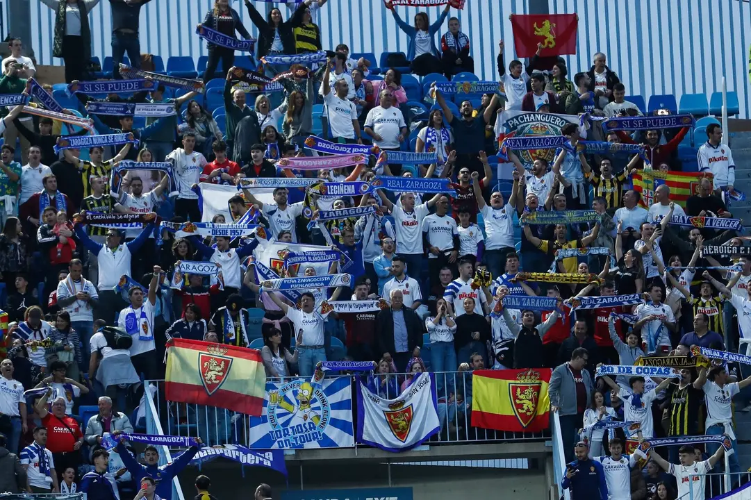 Afici&oacute;n del Real Zaragoza en el desplazamiento a M&aacute;laga / Real Zaragoza