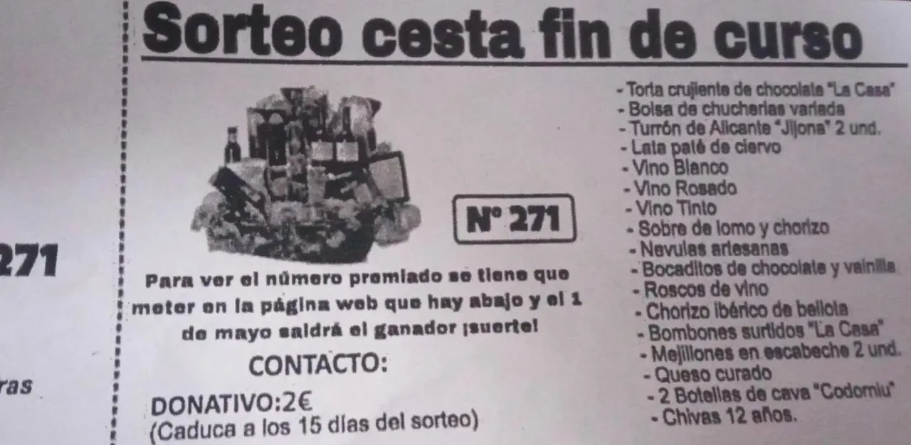 Imagen de uno de los boletos falsos que ha vendido el presunto estafador /H.A.