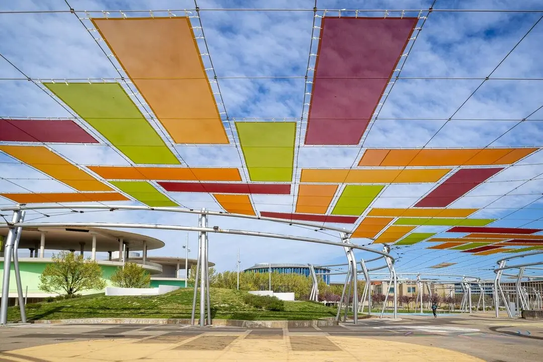 Zaragoza invierte en la Expo: se instalar&aacute;n nuevos toldos para sumar 400 m&sup2; de sombra