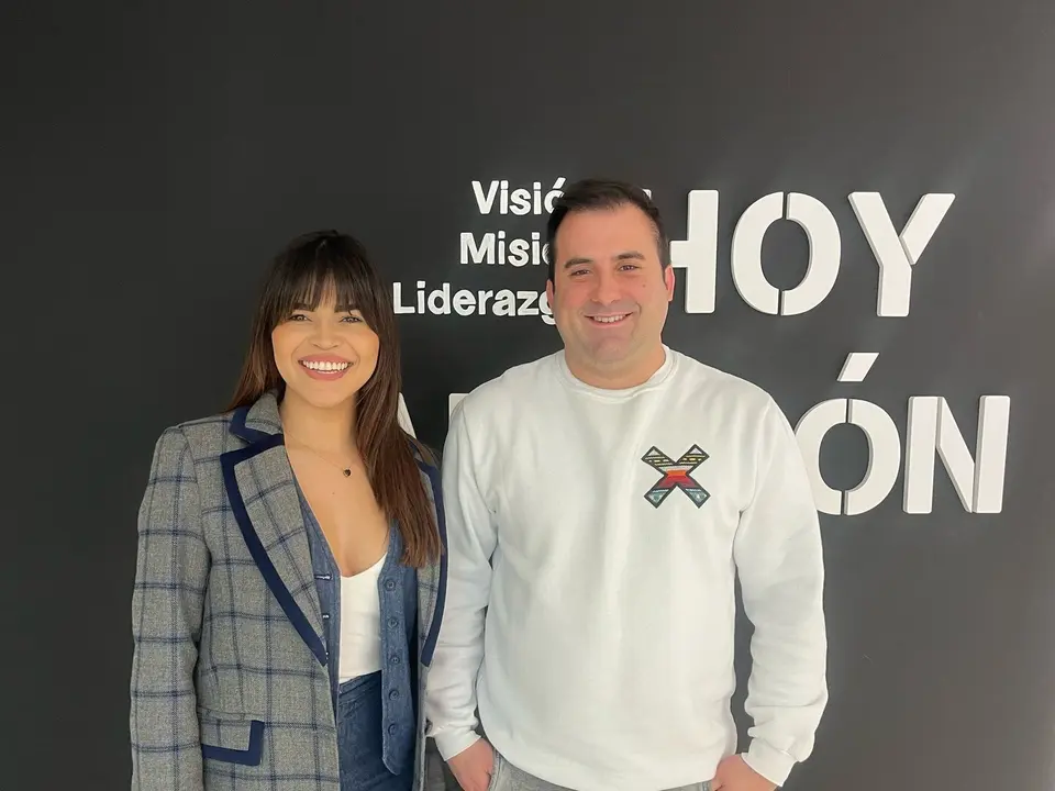 Daniela Cruz y Daniel Alejandre, CEO de Deep Delay