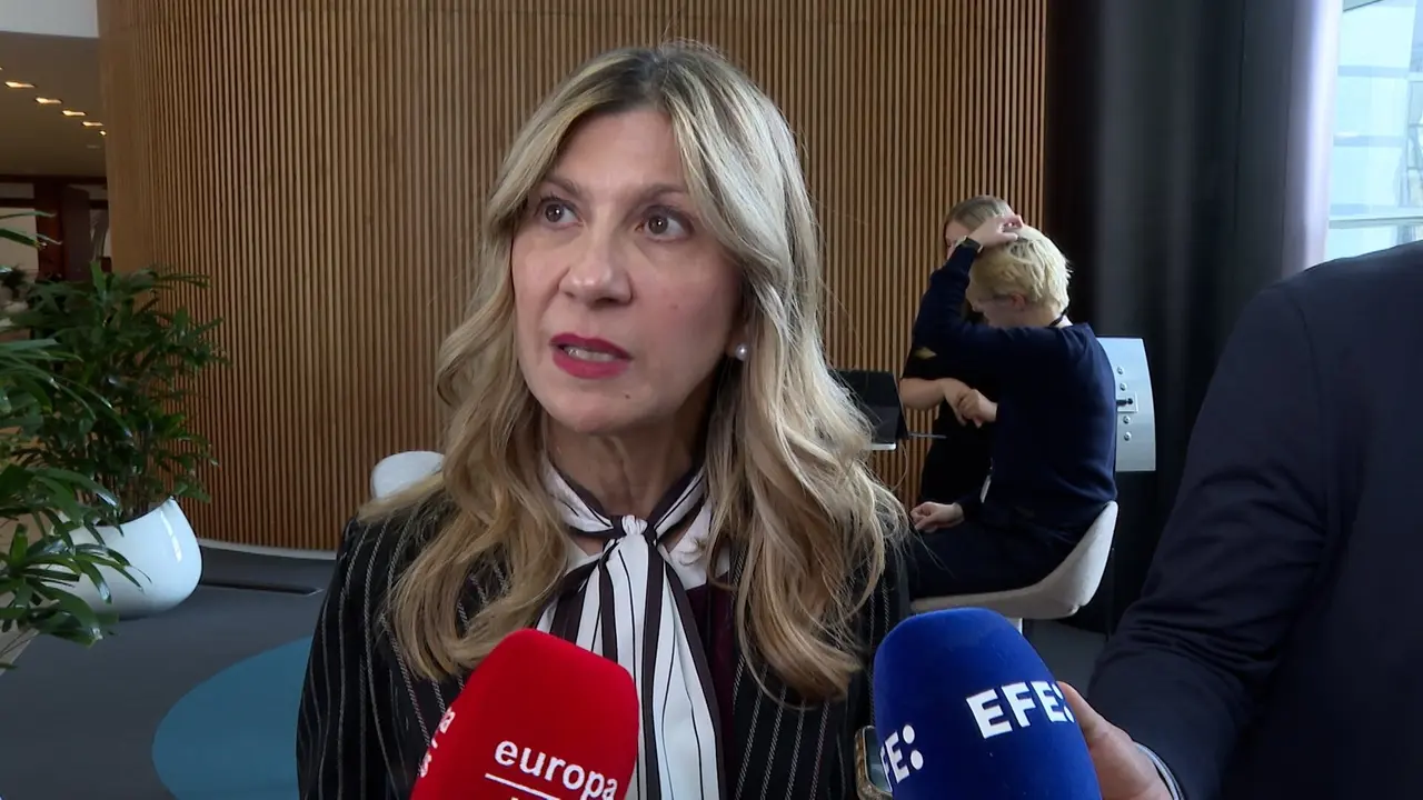 La vicepresidenta del Ejecutivo regional, Mar Vaquero, en Bruselas