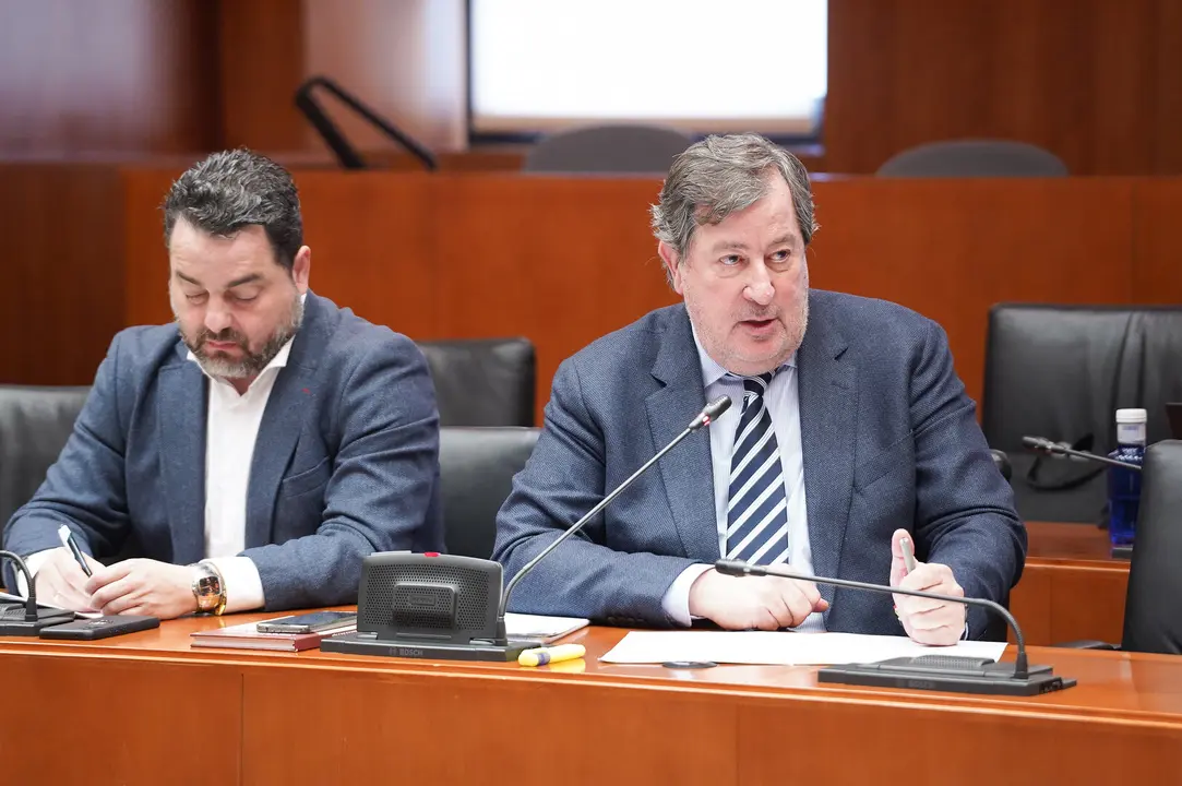 El diputado de Vox, Juan Vidal, en las Cortes aragoneses