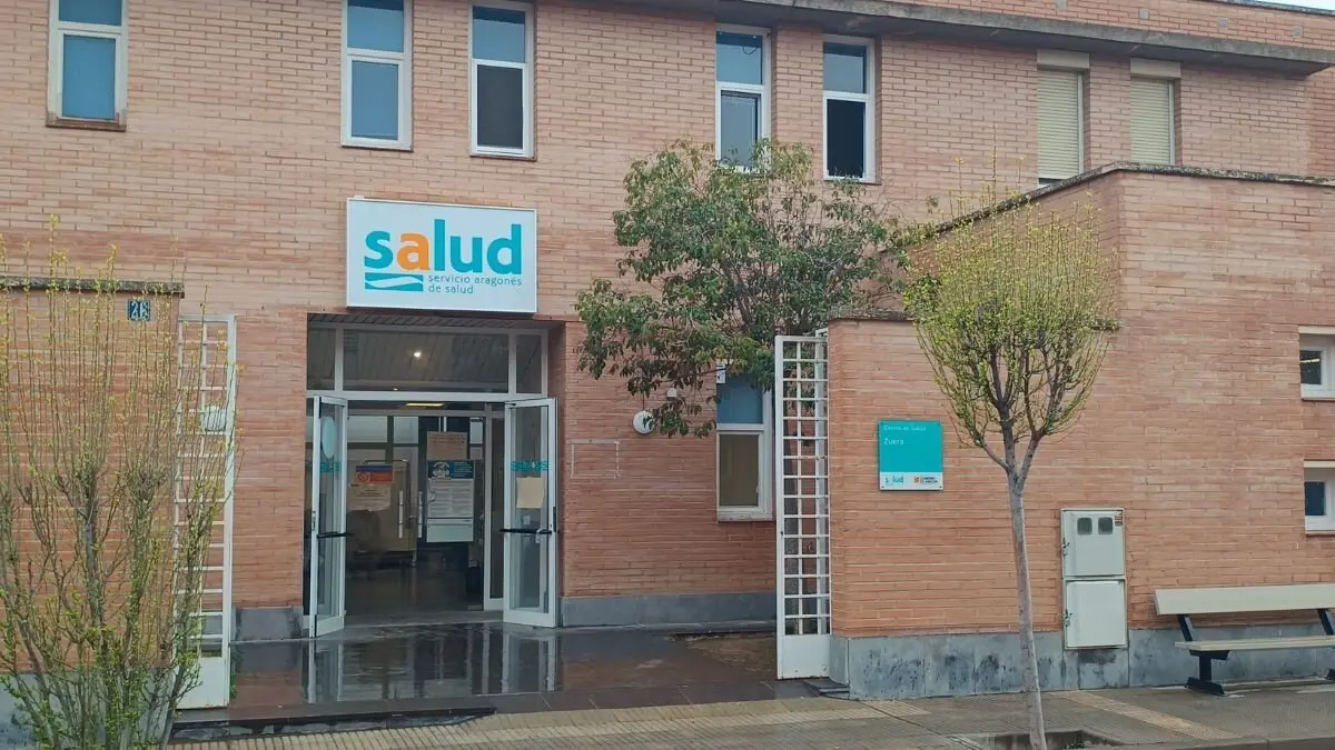El centro de salud de Zuera.