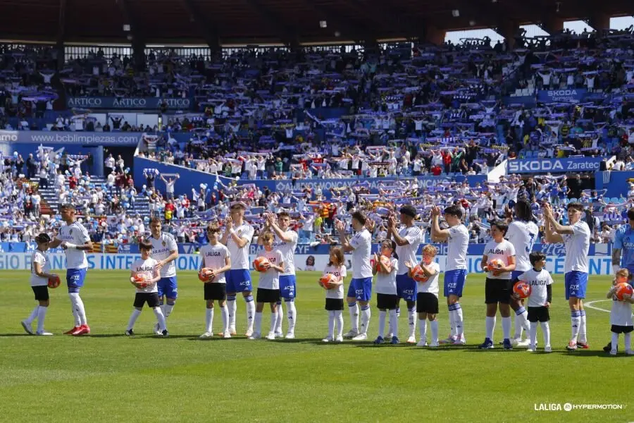 El Real Zaragoza en La Romareda / LFP