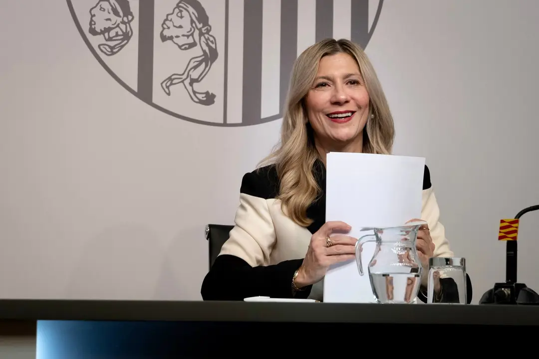 La vicepresidenta del Gobierno aragon&eacute;s, Mar Vaquero, en el Pignatelli
