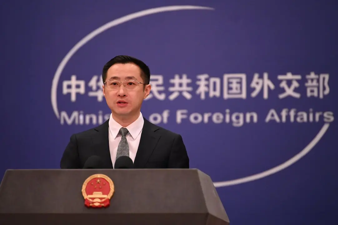 Lin Jian, portavoz del Ministerio de Exteriores de China. - Johannes Neudecker/dpa