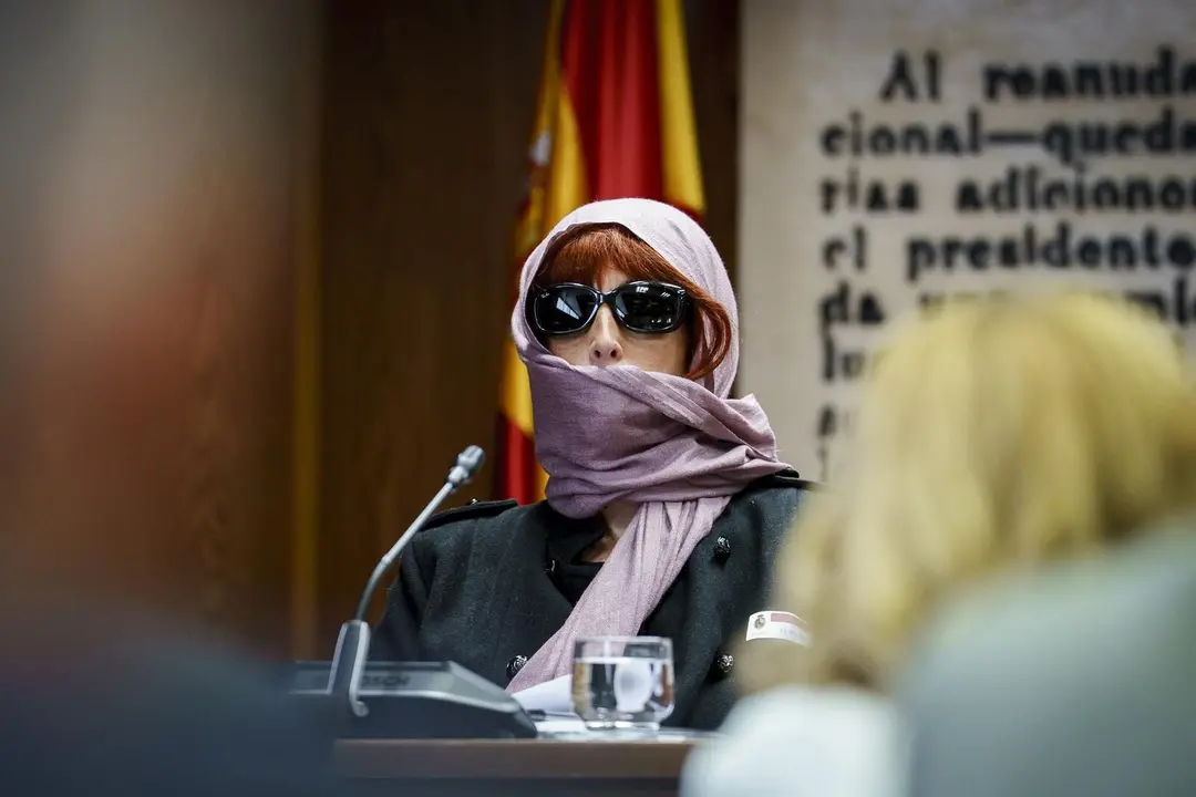 La expareja de Koldo Garc&iacute;a, Patricia U., en su comparecencia en la comisi&oacute;n de investigaci&oacute;n del Senado. /Europa Press