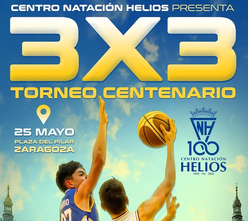 Cartel - 3x3 Torneo Centenario Helios / HELIOS