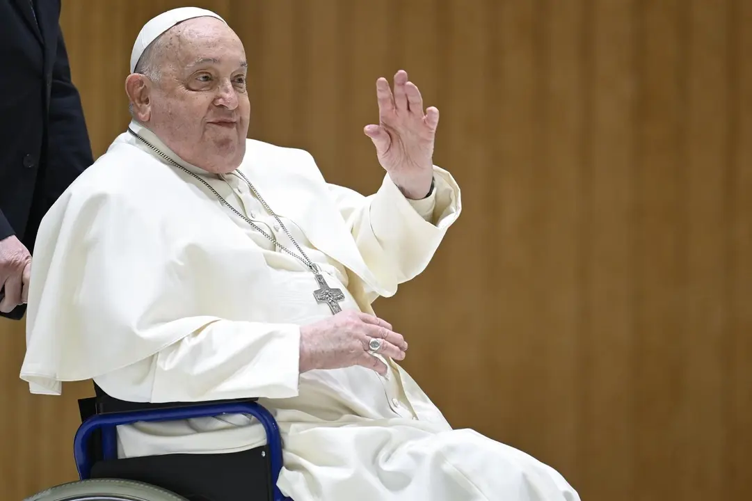 El Papa Francisco antes de ser hospitalizado ./ Europa Press