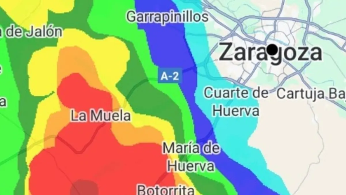 La fuerte tormenta se espera a partir de las 14 horas