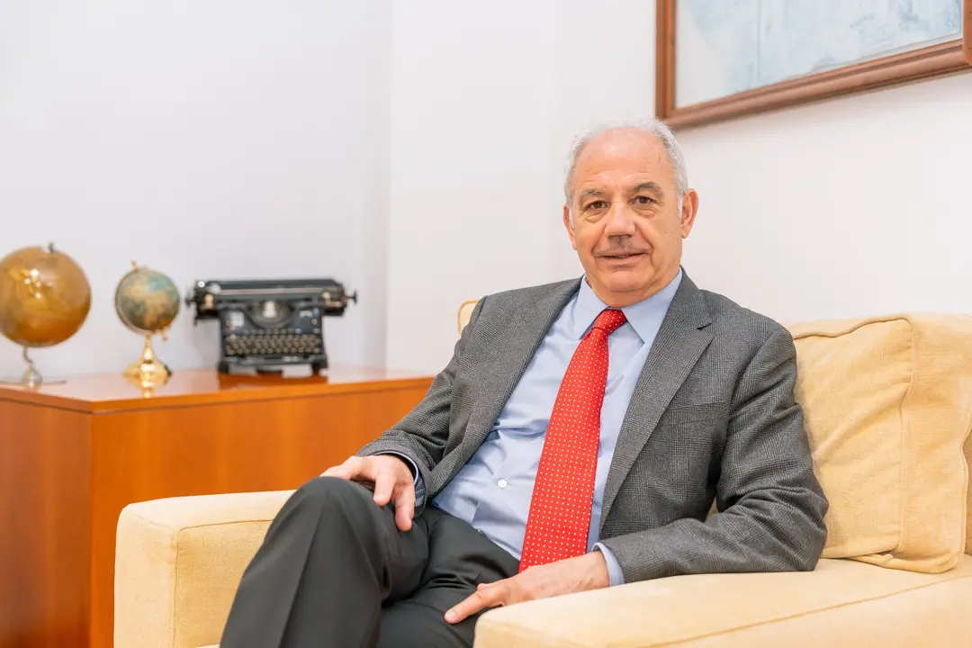 Miguel Marzo, presidente de la CEOE Arag&oacute;n, en una entrevista para HOY ARAG&Oacute;N