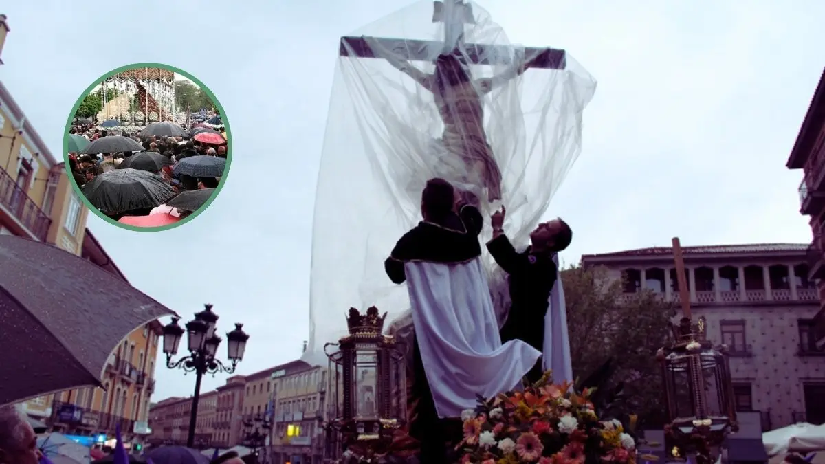 Una Semana Santa pasada por agua en Zaragoza