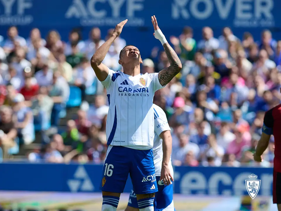 Kervin Arriaga en el partido ante el Eibar / Real Zaragoza