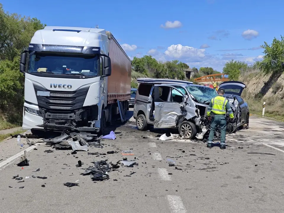 Accidente en la N-240. / Guardia Civil