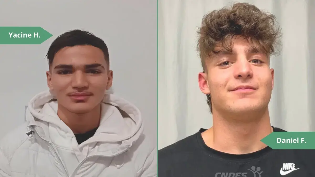 Fotos v&iacute;a 'CNDES' de los dos menores desaparecidos en Zaragoza